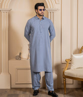 Light Grey Shalwar Kameez