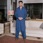 Unstitched Blue Fabric