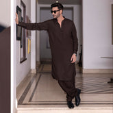 Maroon Shalwar Kameez