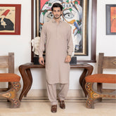 Unstitched Khaki Fabric