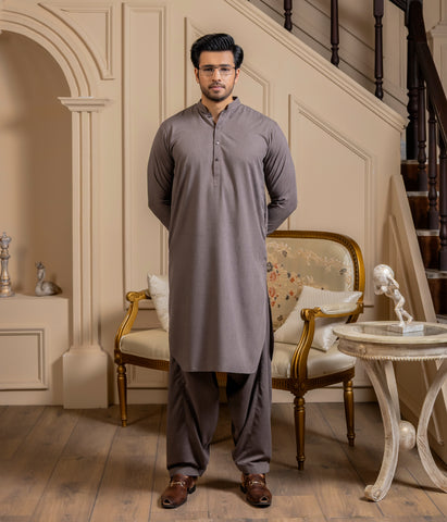 Chocolate Brown Shalwar Kameez