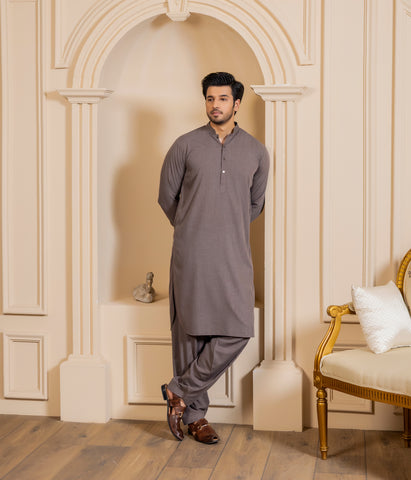 Chocolate Brown Shalwar Kameez