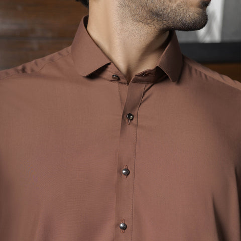 Brown Shalwar Kameez