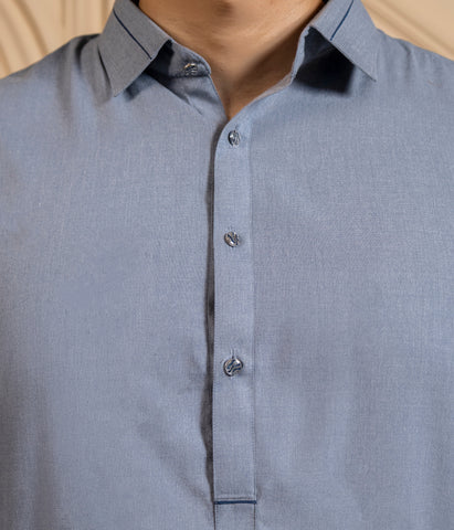 Light Grey Shalwar Kameez