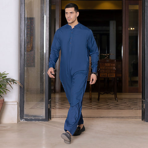 Royal Blue Shalwar Kameez