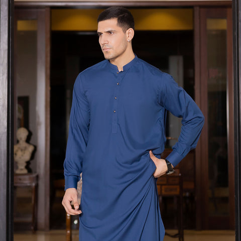 Royal Blue Shalwar Kameez