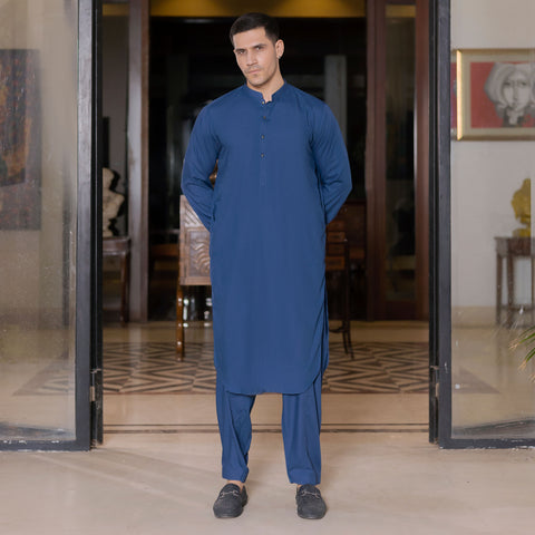 Royal Blue Shalwar Kameez