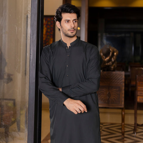 Metal Black Shalwar Kameez