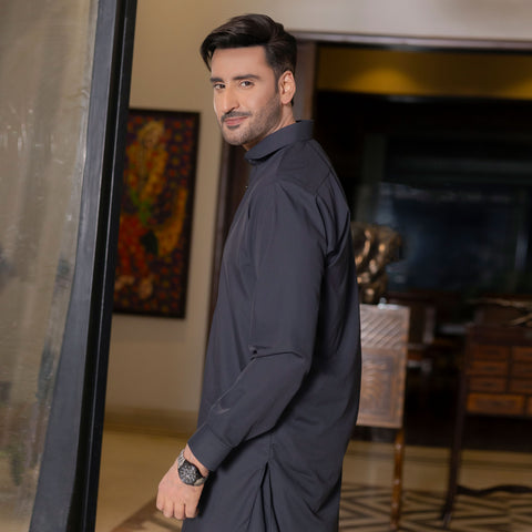 Charcoal Shalwar Kameez