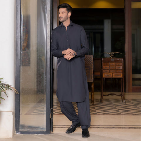 Charcoal Shalwar Kameez