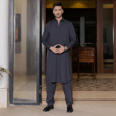 Charcoal Shalwar Kameez