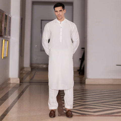 Off-White Shalwar Kameez
