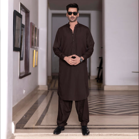 Maroon Shalwar Kameez