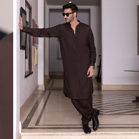 Maroon Shalwar Kameez