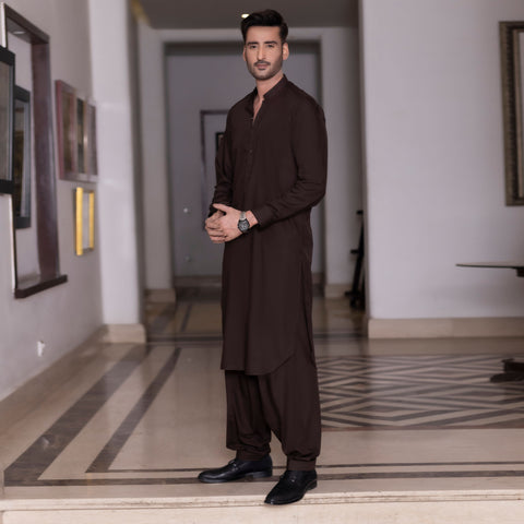 Maroon Shalwar Kameez