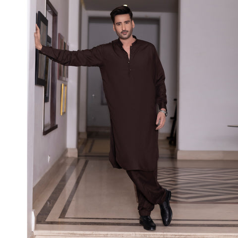 Maroon Shalwar Kameez