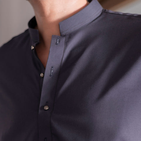 Charcoal Grey Shalwar Kameez