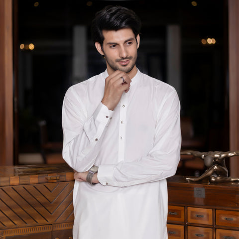 White Shalwar Kameez