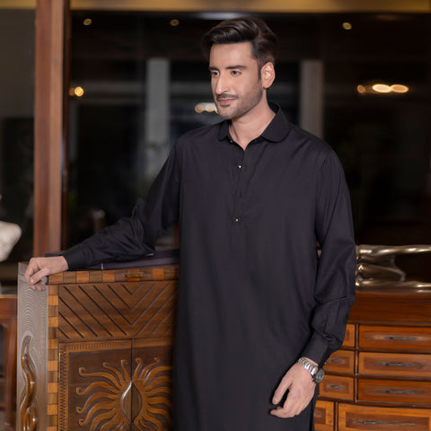 Charcoal Shalwar Kameez