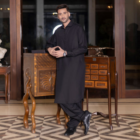 Charcoal Shalwar Kameez