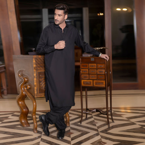 Charcoal Shalwar Kameez