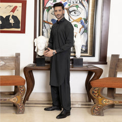 Premium Black Unstitched