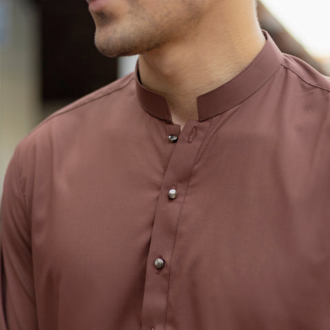 Brown Shalwar Kameez