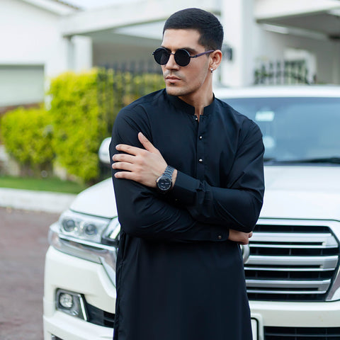 Dark Teal Shalwar Kameez