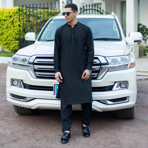 Dark Teal Shalwar Kameez